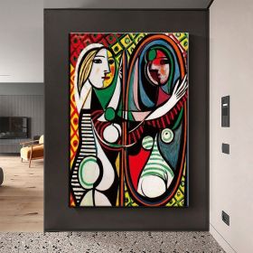 Hand Painted Oil Painting Canvas Wall Art Pablo Picasso Paintings Living Room Hallway Bedroom Luxurious Decorative Painting (style: 01, size: 100X150cm)