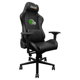 Xpression Pro Gaming Chair with Football Helmet Gaming Logo (Helmet Color: Green)