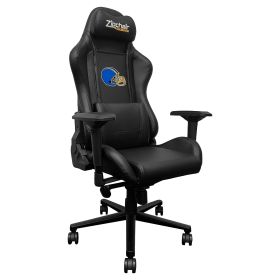 Xpression Pro Gaming Chair with Football Helmet Gaming Logo (Helmet Color: Blue and Yellow)